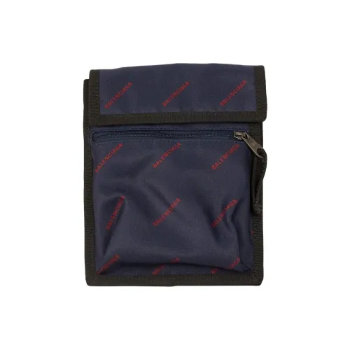 Balenciaga Explorer Nylon Crossbody Bag Shoulder Bag Unisex Blue Black Баленсиага Эксплорер Нейлон Кроссбоди Сумка Плечевая Сумка Унисекс Синий и Черный
