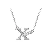 Плавающее ожерелье с буквой (Буква X)