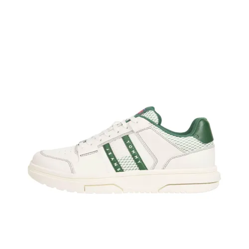 Tommy Hilfiger Zapatillas Low Топ Скейтборд Кроссовки Мужские Белые Зеленые