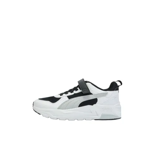 PUMA Trinity 2 Детские Скейтбординги Низкий Топ Черный Серый Школьный
