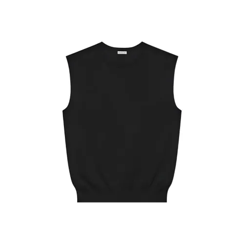 DRIES VAN NOTEN Мужские майки черного цвета