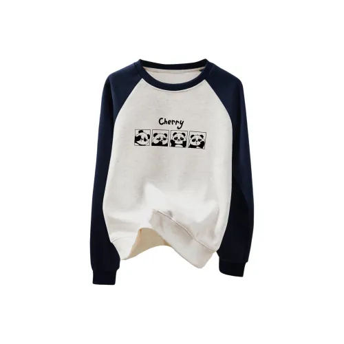 TOUCH Светло-серый и Темно-синий Женские Свитшоты