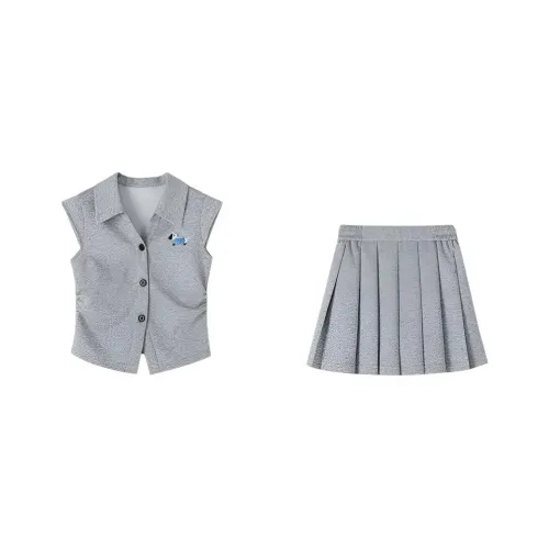 Детский комплект для девочек YUANYUAN GIRL 3-7 лет с юбкой