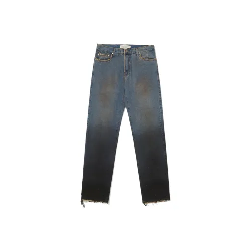 Piet co-brand SHIHUALUOSHIQI,LIANMINGKUAN, синие унисекс джинсы