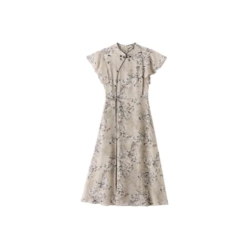 Devanro Короткий рукав Платье Женское