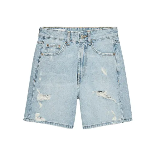 ZARA Trf Blue Women's Denim Shorts ZARA Trf Синий Женские Джинсовые Шорты