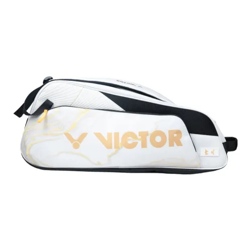 VICTOR Полиэстер Спортивная Сумка Унисекс Белый Золото Цветовая схема