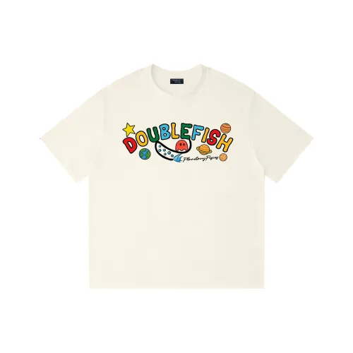 DOUBLEFISH Короткий рукав T-рубашки унисекс