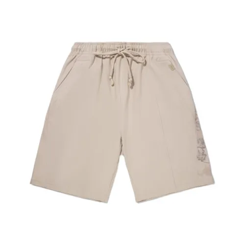 LINING Светло-белый, фиолетовый, мужские, повседневные, шорты