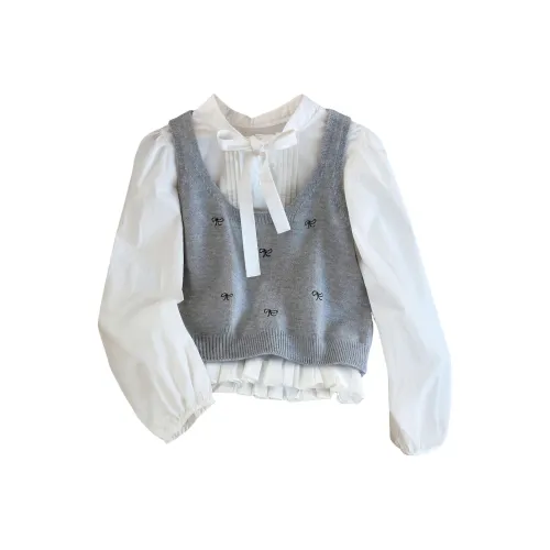 Cypress House Светло-серый Женский жилет