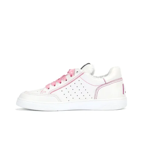 CHANEL Низкий Топ Низкий Топ Стильные Скейтбординги Женские Белые Розовые