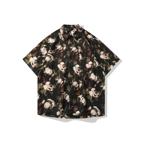 CTIDESTRAW Черные Мужские Рубашки