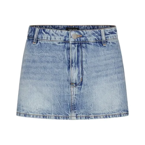 URBAN REVIVO Женские Джинсовые Короткие Юбки Женские