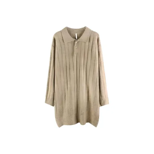 IQC CAMEL Женские Длинные Платья с Длинными Рукавами