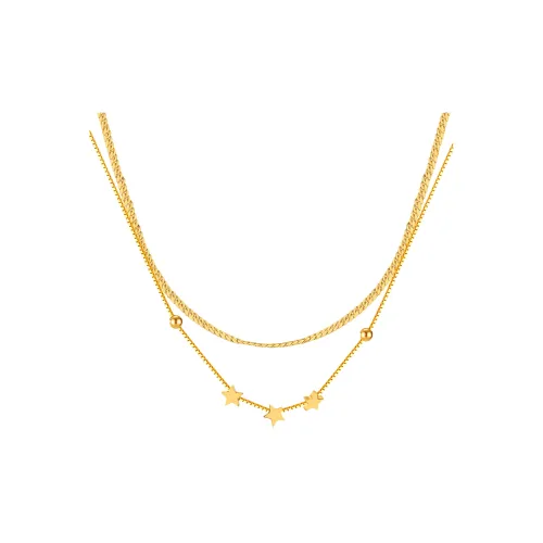 CHRROTA Титановые стальные ожерелья женские