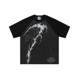 Темно-серый и черный с рукавами (с принтом)