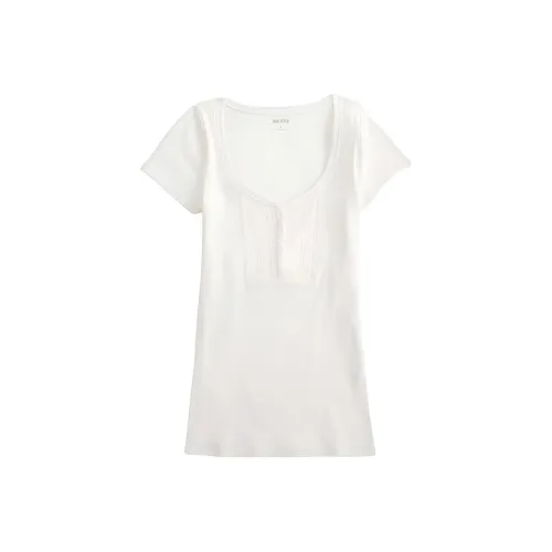 Hollister Белые Женские T-рубашки