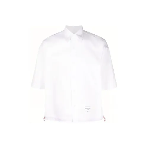 THOM BROWNE Белые Мужские Рубашки