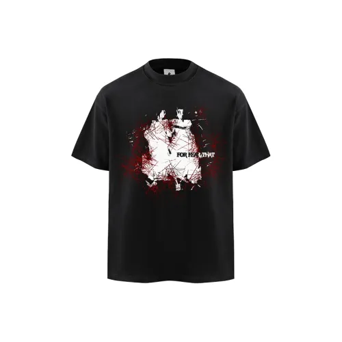 FOR FEAR THAT Черный Унисекс Футболки