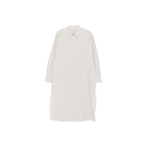 THE ROW FW25 Длинное платье с длинными рукавами женское