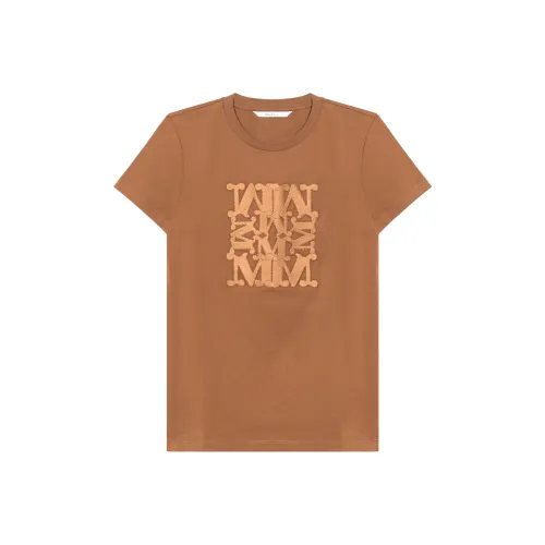 MaxMara Стандартная T-рубашка Женская Коричневая