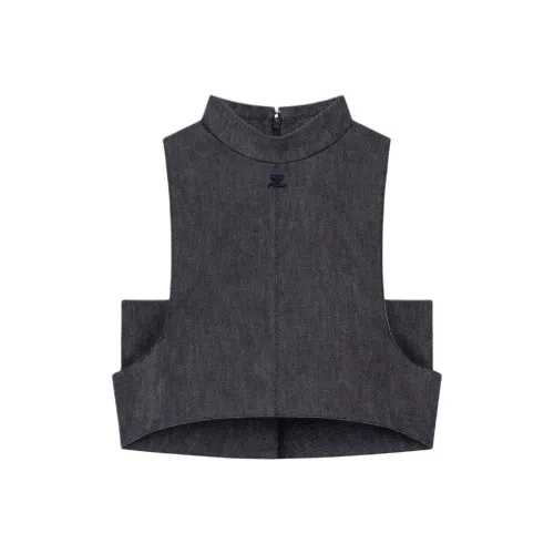 COURREGES Темный Фотиния Серый Женские Майки