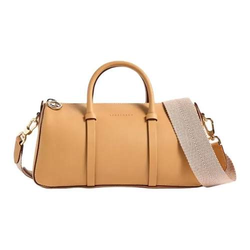 LONGCHAMP Daylong Телячья кожа Сумка через плечо Сумка среднего размера Женская Коричневая