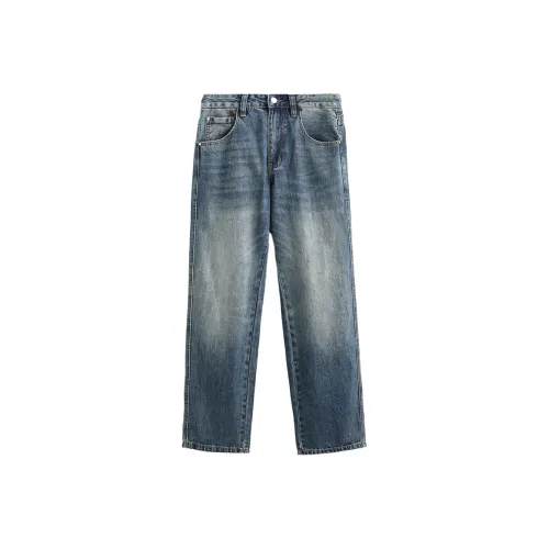 AZVK H2 NB005S Темно-синий Синий Мужские Джинсы