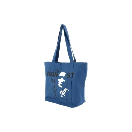 Raf Simons Хлопок Тоут Сумка Сумка для покупок Сумка на плечо Сумка Женская Синяя