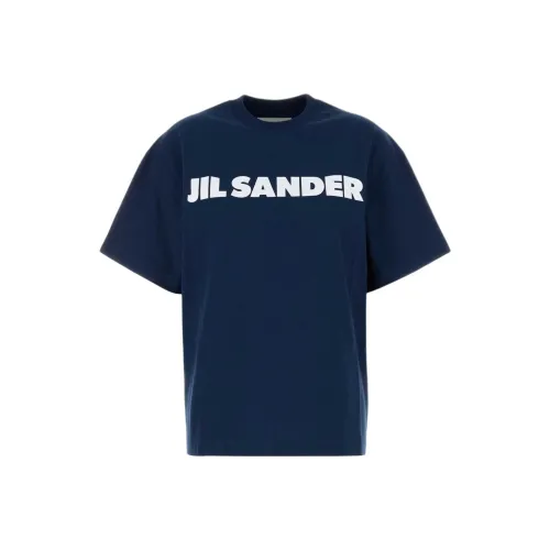 JIL SANDER Синие Женские T-рубашки