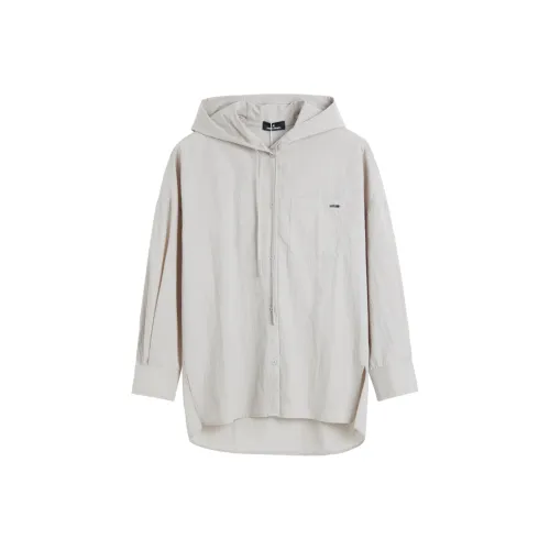 TREK&TRAVEL Светло-серые Женские Рубашки