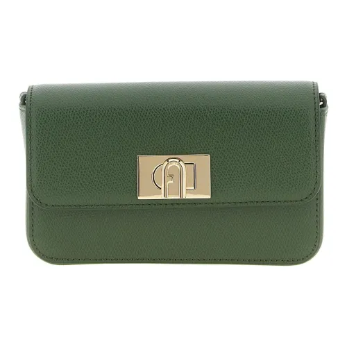 Furla 1927 Collection Кожа Сумка через плечо Мини Женская Зеленая