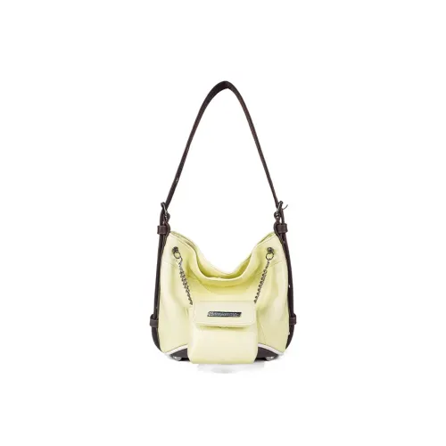 Kenghua Village ПУ (полиуретан) Сумка через плечо Стандартная Женская Желтый Розовый Морская соль Синий