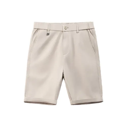 CAISEDI Абрикос Мужские Повседневные Шорты