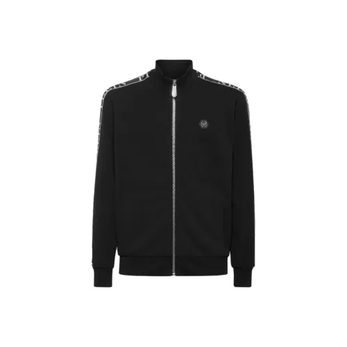 PHILIPP PLEIN Мужские черные куртки