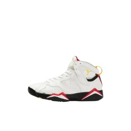 Jordan Air JORDAN 7 High Топ Детские Баскетбольные Кроссовки Белый Унисекс