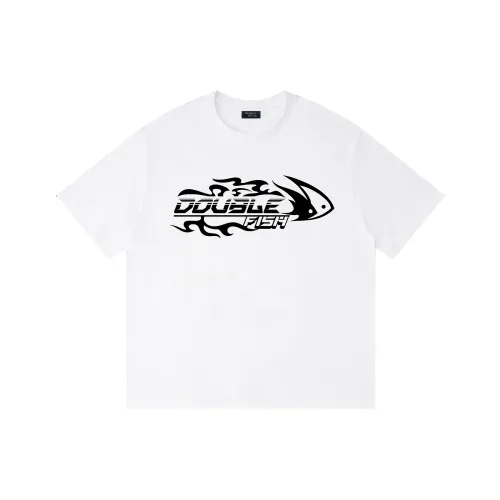 DOUBLEFISH Короткий рукав T-рубашки унисекс
