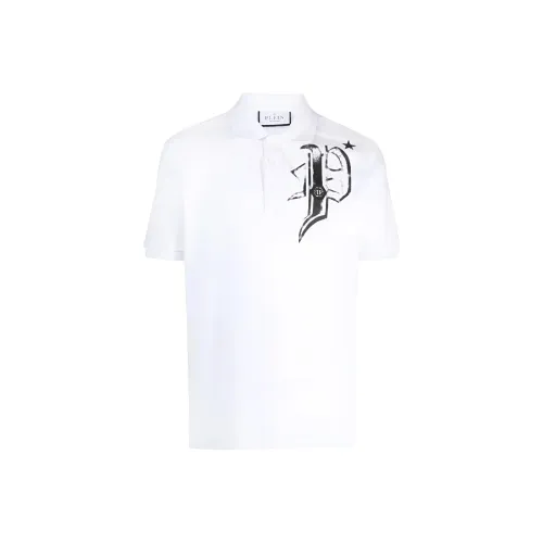 PHILIPP PLEIN Белая Мужская Рубашка Поло