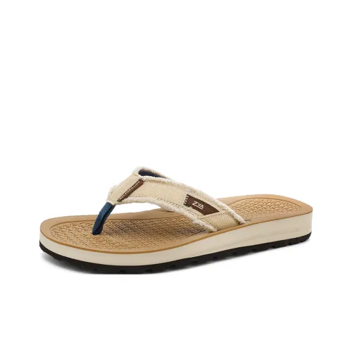 ZVA Тихий Аbrasion-Resistant Шлепанцы Мужские Пшенично-Коричневый