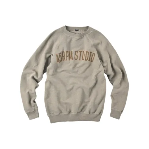 45 R Логотип с принтом флис 908 толстовка Sweat унисекс