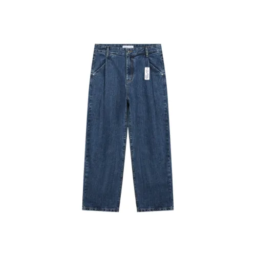 BESLOW Конический MILL Deep one Tuck Jean Джинсы Мужской