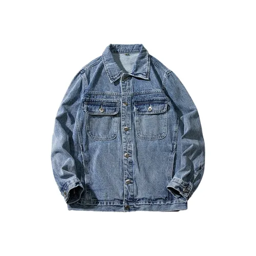 GEPURUI Вымытый деним Унисекс Джинсовые куртки