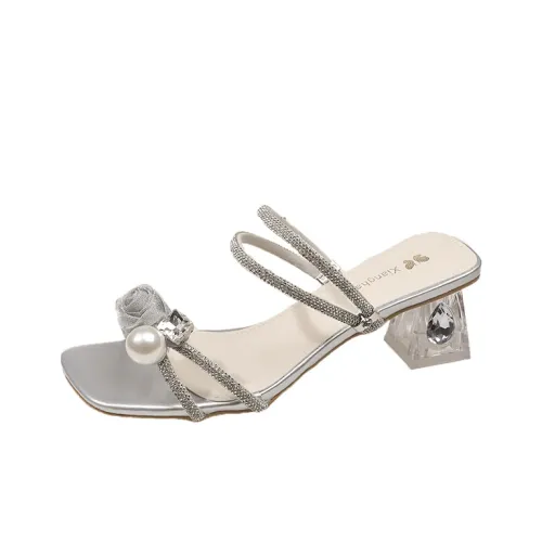 Xingdiman Женские шлепанцы с стразами