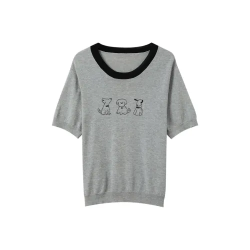 3COLOUR Каменный серый Женский трикотаж