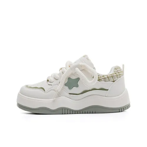 MXGM Амортизация устойчивый к истиранию легкий увеличивающий высоту матовый низ топ кроссовки для скейтбординга женские зеленый