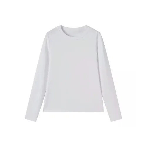 GJ HJ Классический Белый Женский T-Рубашки