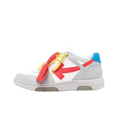 Off Белый Out Of Office Низкий Топ Стильные Скейтбординги Мужской Красно-серый