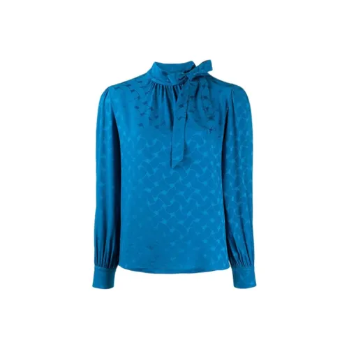 SAINT LAURENT Синие Женские Рубашки