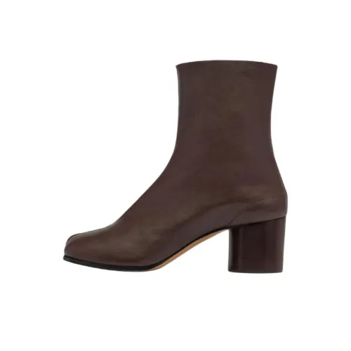 Maison Margiela Tabi Ботильоны 6 см Женские Темно-коричневые