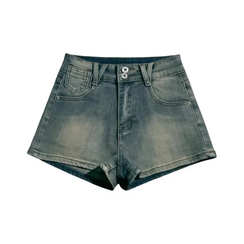 Lan Miao Женские джинсовые шорты